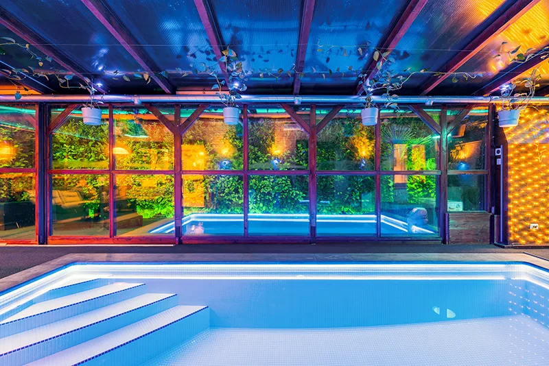 Avondverlichting - Installatie van avondverlichting voor het huis