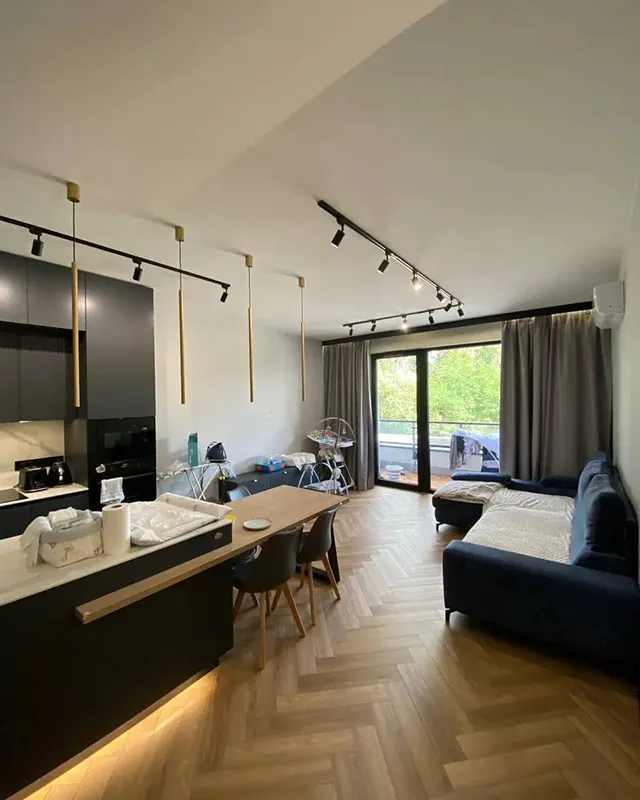 Keuken-woonkamer - Renovatie van een open keuken-woonruimte
