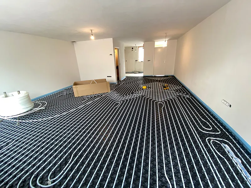 Vloerverwarming - Installatie van vloerverwarmingssystemen